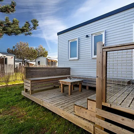 Mobil Home, Piscine Chauffee, Toboggan, Acces Direct - 3 6 Personnes مكان تخييم لا توربال